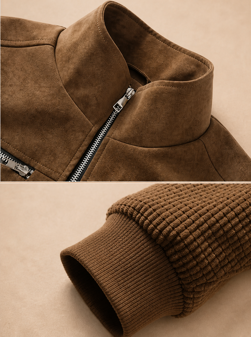 Hudson – Chaqueta retro texturizada