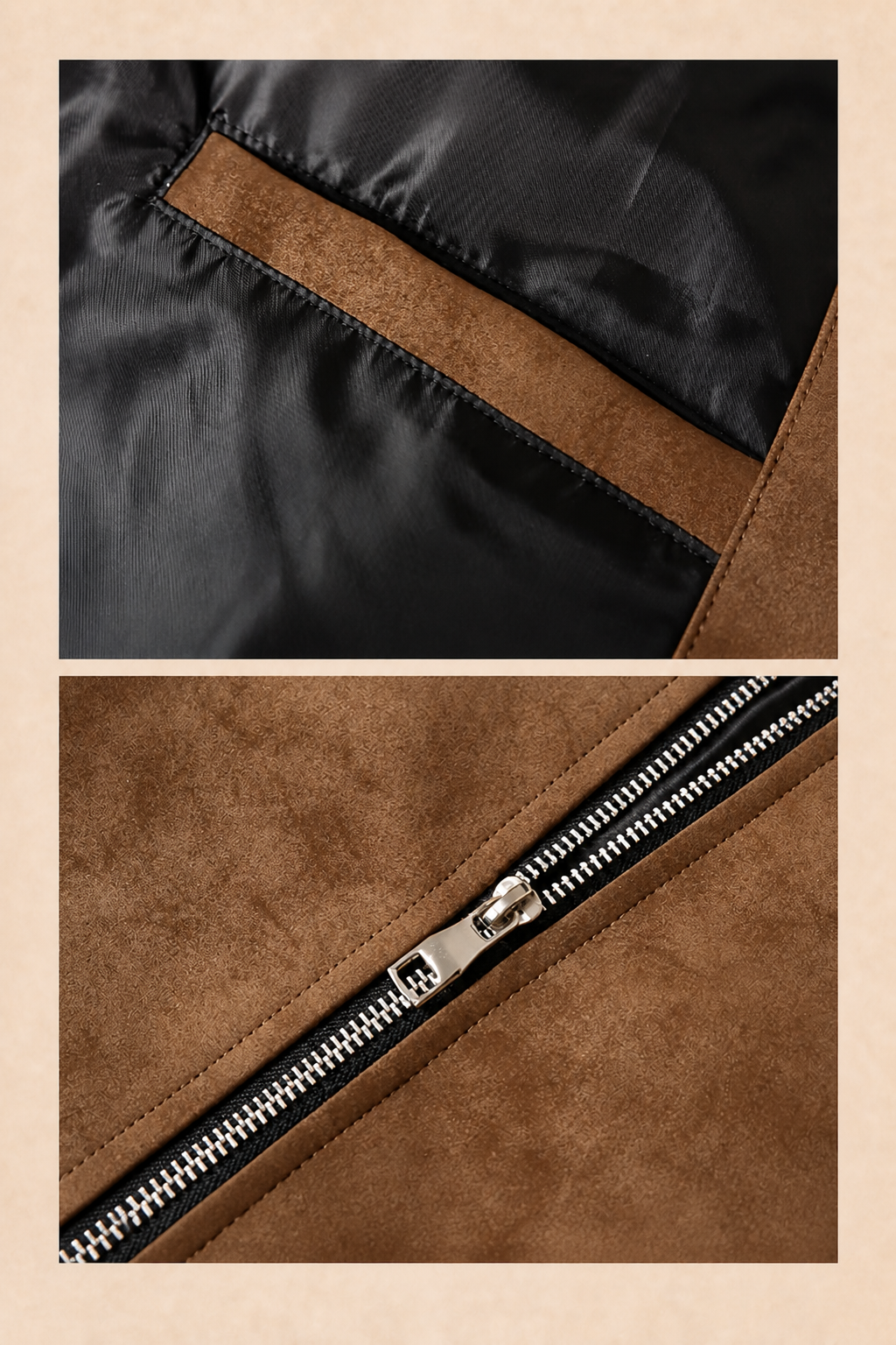 Hudson – Chaqueta retro texturizada